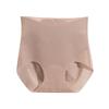 Women High Waist Ice Silk Ultra Thin Abdomen Shaping Hip Lifting Antibacterial Crotch Solid Briefs