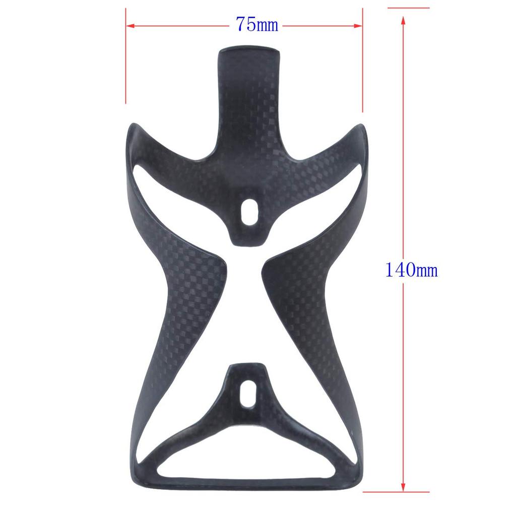 ThinkTop Bicycle Carbon Bottle Cage with Strong and Flexible Bottle Holder for MTB and Road Bikes Ultra-Lightweight