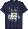 Give Me Coffee and Watch Me Smile Coffee and Camping T-Shirt for Men Women Camp Clothing Four Seasons Tees Cotton Casual