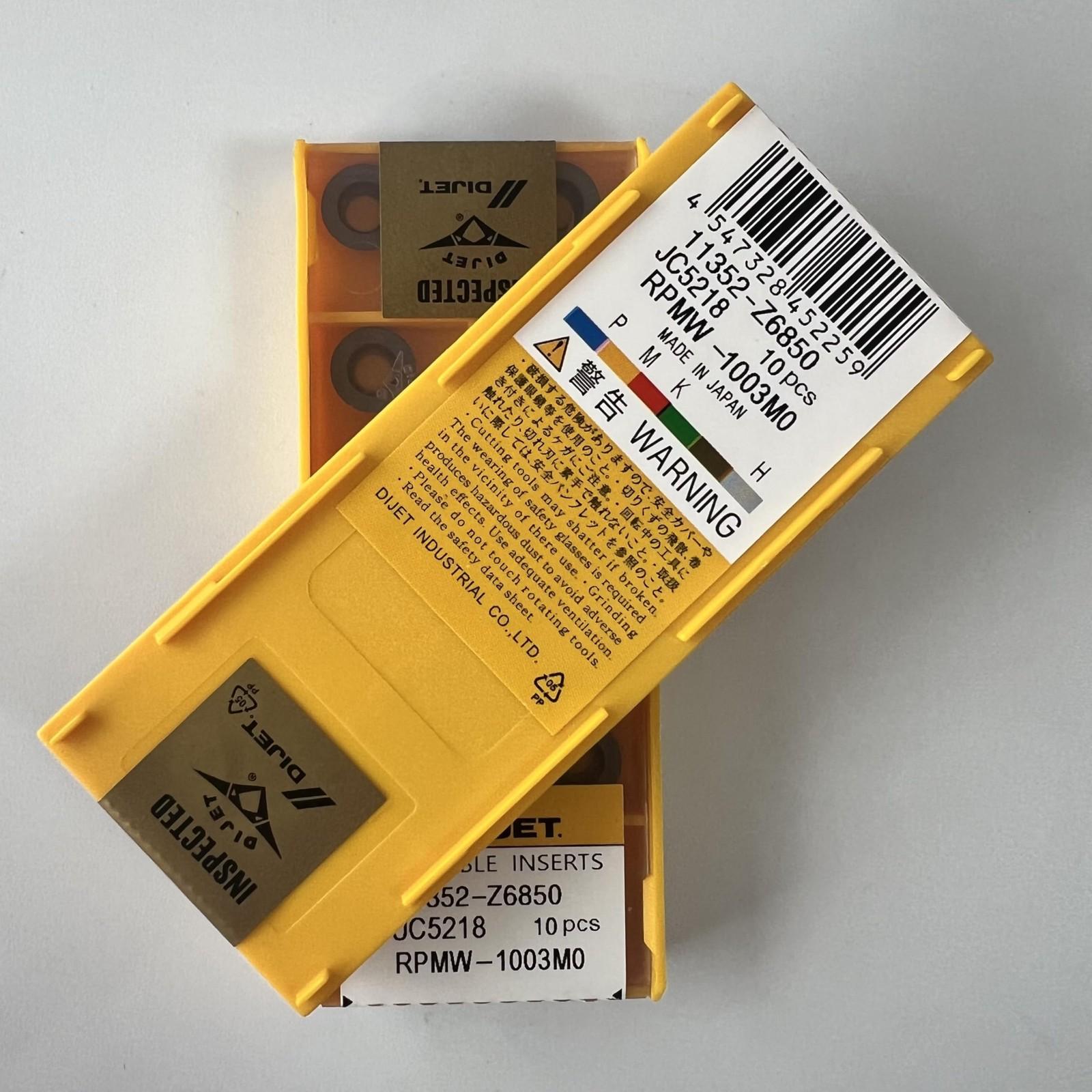 

RPMW-1003M0 JC5218 / Industrial indexable carbide inserts 10 Pcs