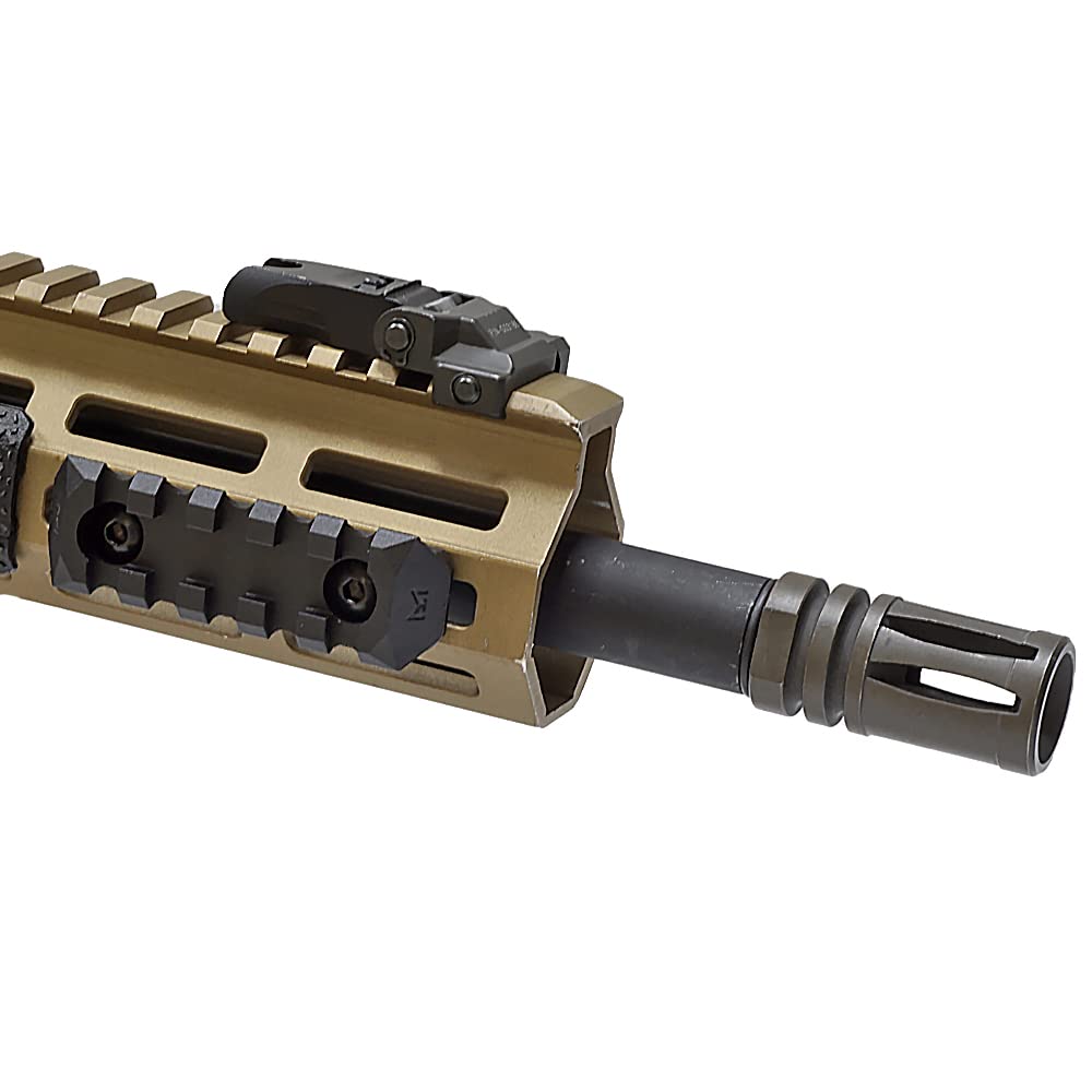 Secțiuni șină Ryohin Buhin M-LOK DYTAC 20mm, Rășină armată cu polimeri, Set de 3 (2 x 5 sloturi, 1 x 7 sloturi)