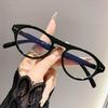 Vintage Optische Brille Damen Herren Neu Blaulichtfilter Brillenrahmen Unisex Transparent Brillenrahmen Leopard Schwarz