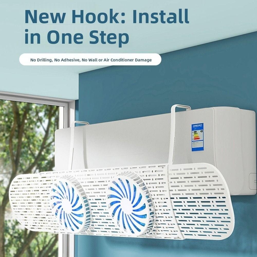 Adjustable Air Conditioner Windshield Expandable Wind Direction Baffle  for Home/Office