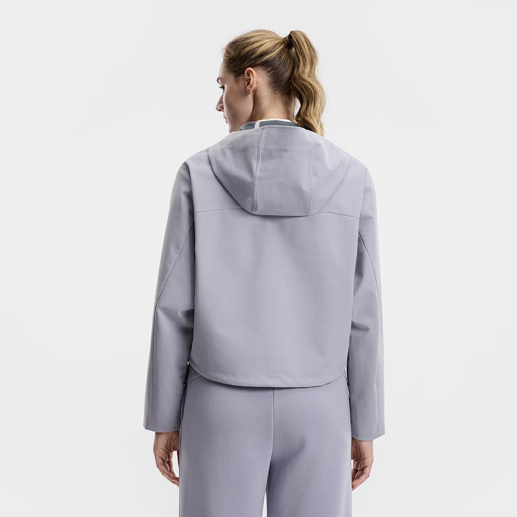 FILA Fitness Minimalist Fashion Classic Sports Training Gym Casual Comfortable Versatile Short Loose Hooded Woven Jacket Women jackets A11W611705FGY