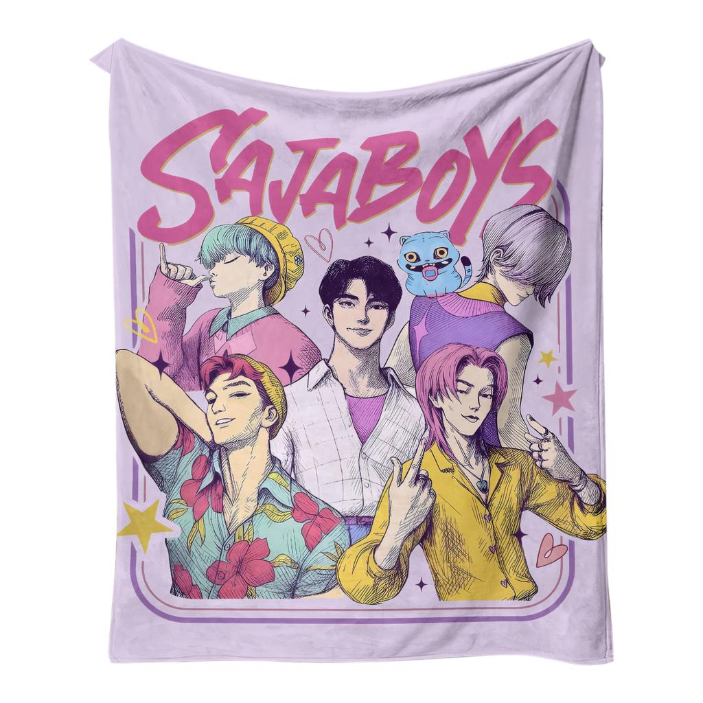 150*130cm Anime Peripheral Printed Warm Blanket