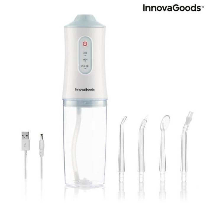 Irrigateur buccal - InnovaGoods - Denter - Rechargeable - Sans fil - Imperméable
