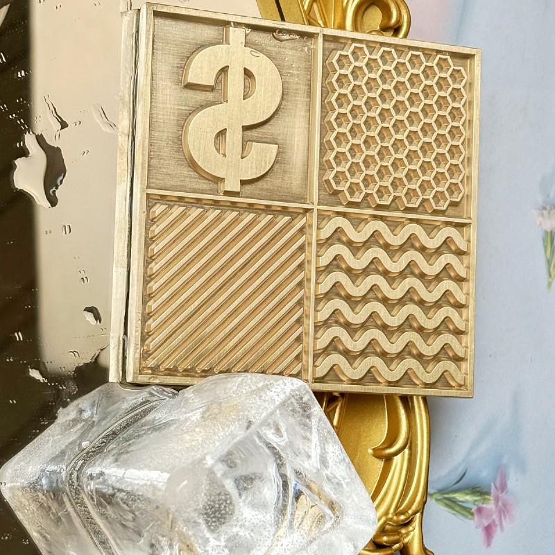 Custom Engraved Ice Stamp Tray for