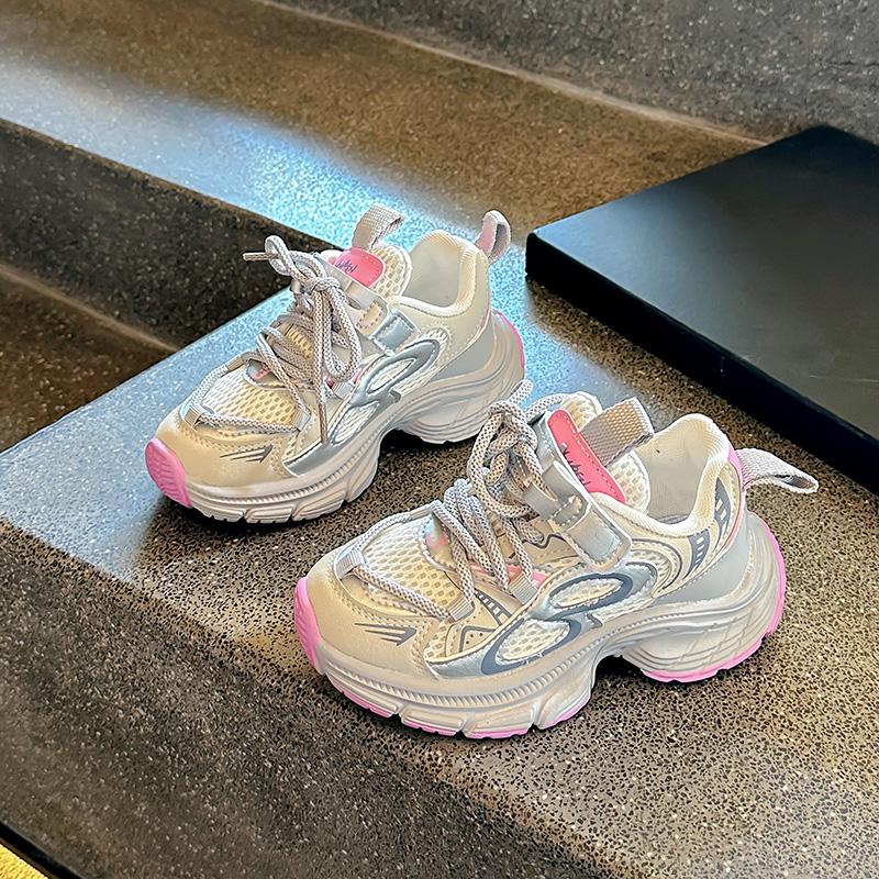 

Дитяча мода Four Seasons Дихаюче повсякденне взуття Діти Біг Спорт Студенти Дівчата Трендові Зручні кросівки 37 рожевий