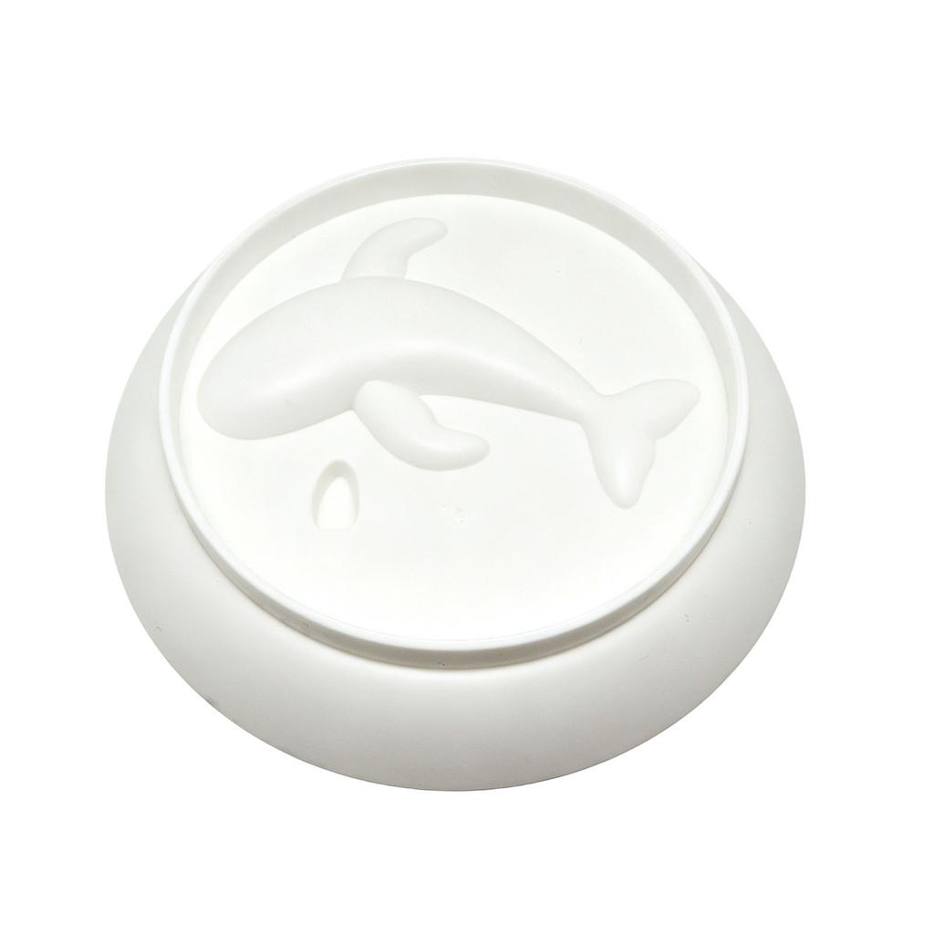 Whale Dipping Sauce Dish Stackable Seasoning Plate Kitchen Dish for Soy Sauce Vinegar Oil 1 Piece
