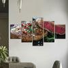 5 Stück rotes Fleisch, Steak, Essen, Abendessen, Dekor, Bilder, Gemälde, Kunst, ohne Rahmen, 5 Stück, Wandposter, 5 Panel, Leinwand, Raumdekoration, abstrakt