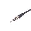 38cm autorádio Fm Am Prodlužovací kabel antény do auta Kabel Din Zásuvkový konektor Koaxiální kabel Prodlužovací kabel autorádia s anténou