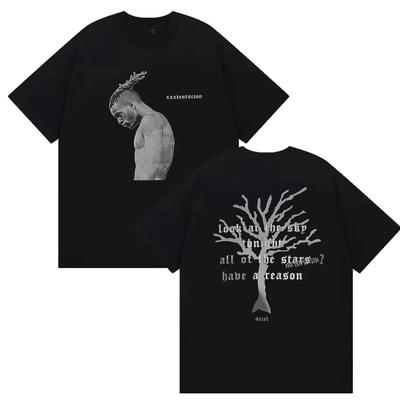 Rapper XXXTentacion New Album 2026 Merch T Shirt Unisexs Vintage Gothic Short Sleeve Cotton Tshirts Unisex Hip Hop Tshirts Unisex