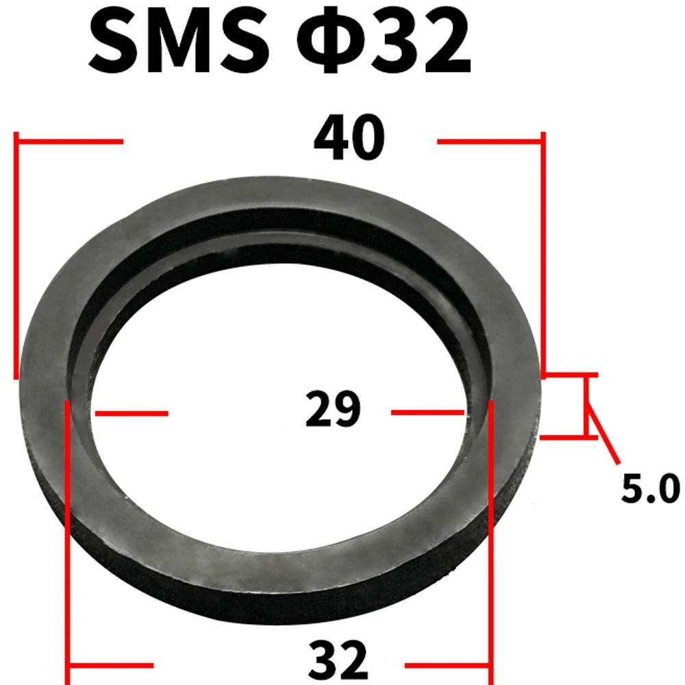 19 25 32 38 45 51 57 63 -159mm EPDM Flat Seal Gasket For Stainless SMS Union Sanitary Homebrew