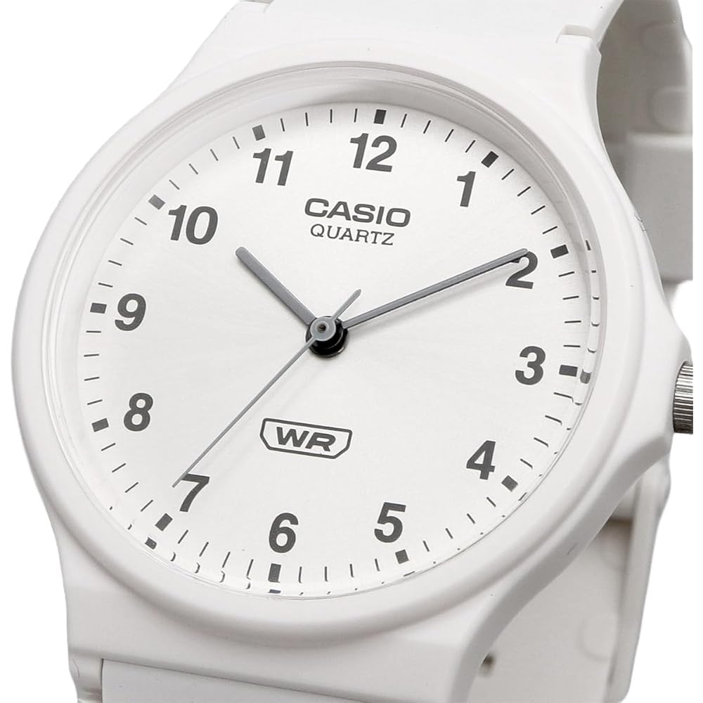 [Casio] CASIO Analog Watch, Cheap Casio MQ-24B-7B, Biomass Plastic Band, Unisex, White, Overseas Model [Parallel Import]