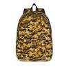 Purple Camouflage Pattern Fashion Backpack Outdoor Student Business Military Daypack for Men Women Laptop Computer Shoulder Bag