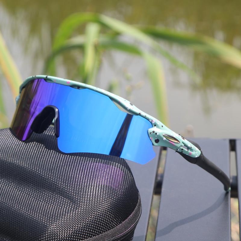 Cross-Border E-commerce TR90 Colorful Cycling Sunglasses for Outdoor Sports, Prescription-Compatible.