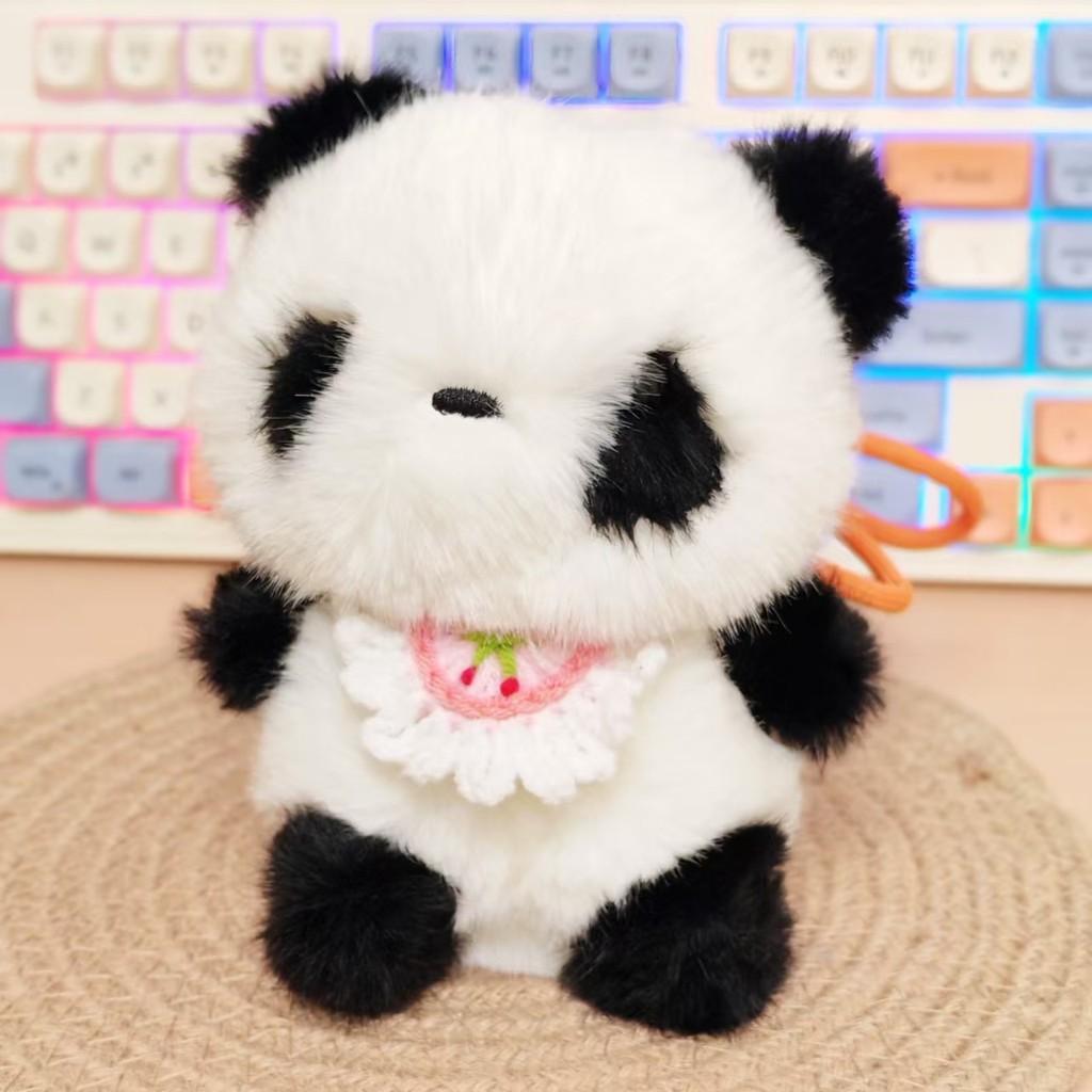 Bunny Cute Cat Panda Sheep Animal Short Plush Keychain Toy Material Home Decor