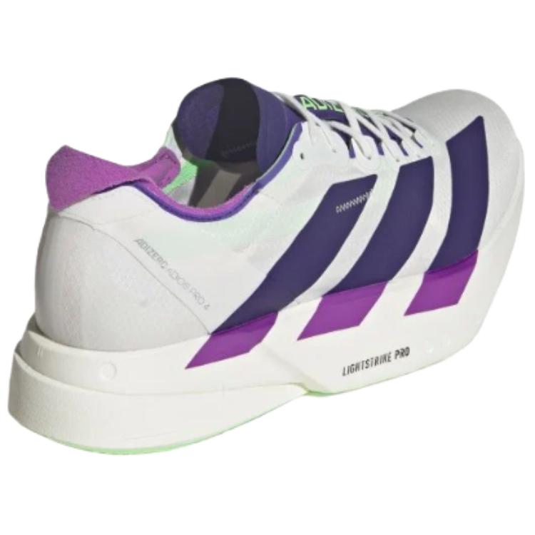 adidas Adizero Adios Pro 4 Core White Purple Lime Burst Men Sneakers Collegiate-Purple JR1656