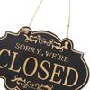 Door Sign Business Hanging Wood for Store Pub Restaurant