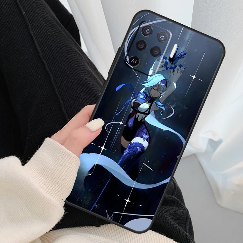 Genshin Impact Case For OPPO A54 A74 A94 A83 A91 A93 A5 A9 A31 A53 2020 A15 A52 A72 Find X5 X3 Pro Cover