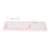 Foldable Silicone Keyboard 106 Keys Waterproof Dustproof Foldable USB Wired Silent Silicone