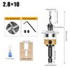 Woodworking Limit Four Edge Countersink Drill Alloy Drill Cone Drill Adjustable Depth Step Drill Screw Countersink Drill Bit