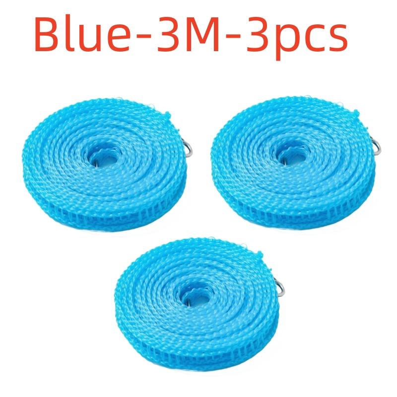 Outdoor Clothesline Nylon Non-Slip Laundry Line Rope Travel Business Windproof Clothes Cord 3/5/10 Meter Long