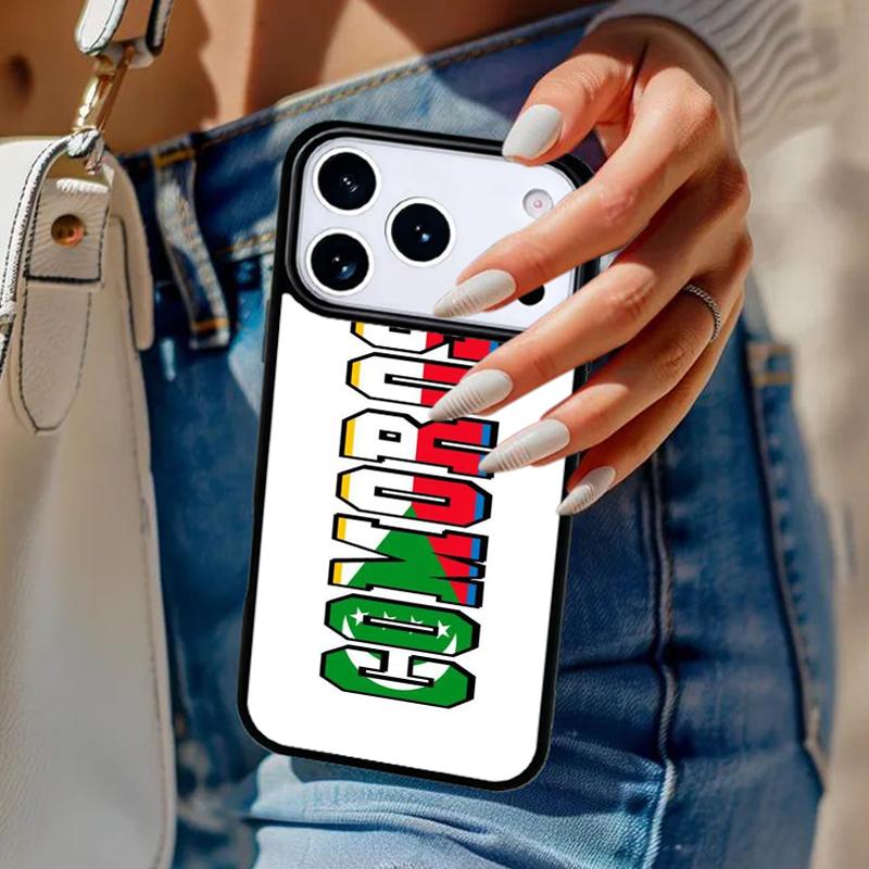 Comoros Flag soft Phone Case For iPhone 17 Air 14 15 13 12 Max Cover For Apple 14 15 16 16e 11 Pro Max Plus Coque