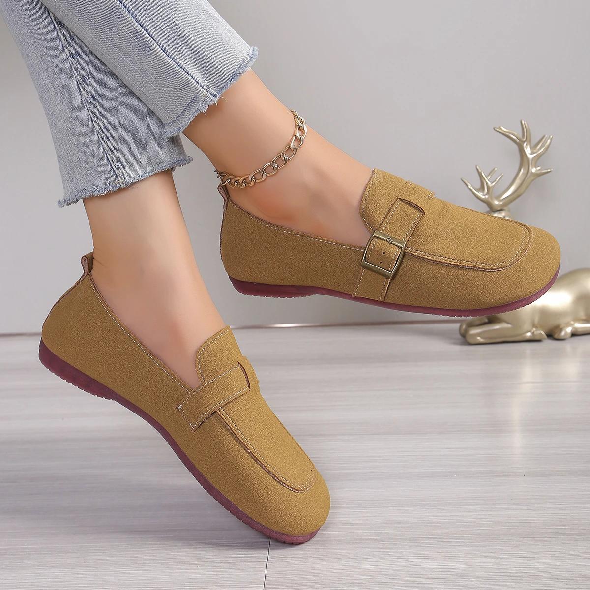 

Модная женская обувь на плоской подошве, новая повседневная деловая обувь-лоферы для женщин, удобные модные кроссовки из искусственной замши для женщин, zapatos de mujer 43 жёлтый