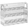30 Grids Egg Tray Organizer Egg Storage Box Large Capacity Household Egg Holder with Handle Home Egg Container for Refrigerator