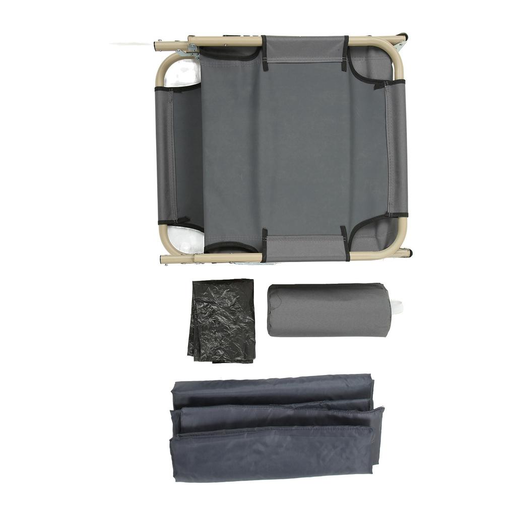 Folding Bed Single Person Folding Reclining Lounger for Camping Office Lunch Break Outdoor