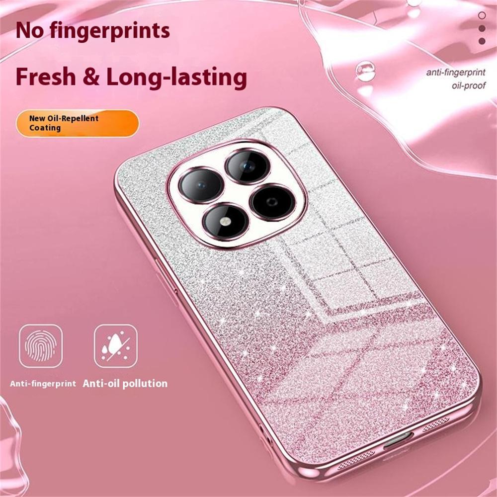 For Xiaomi Redmi Note 15 Pro 5G (Global) Case Electroplating Gradient Glitter TPU Phone Cover