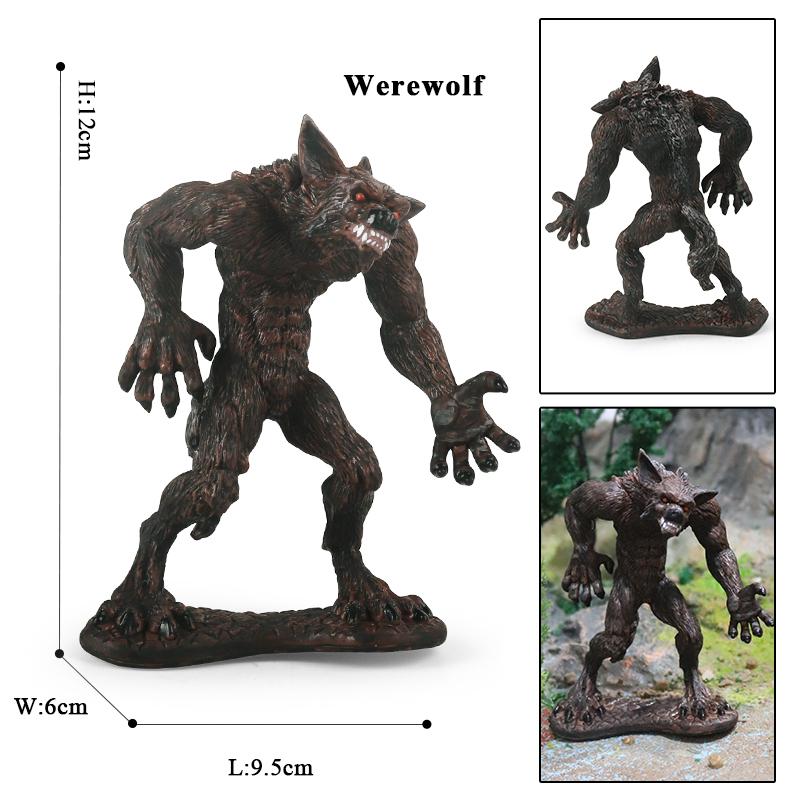 Oenux Phoenix Cerberus Ice Monster Model Cerberus Griffin Dragon Dinosaurs Action Figures Animals Toy Collection Kid Gift