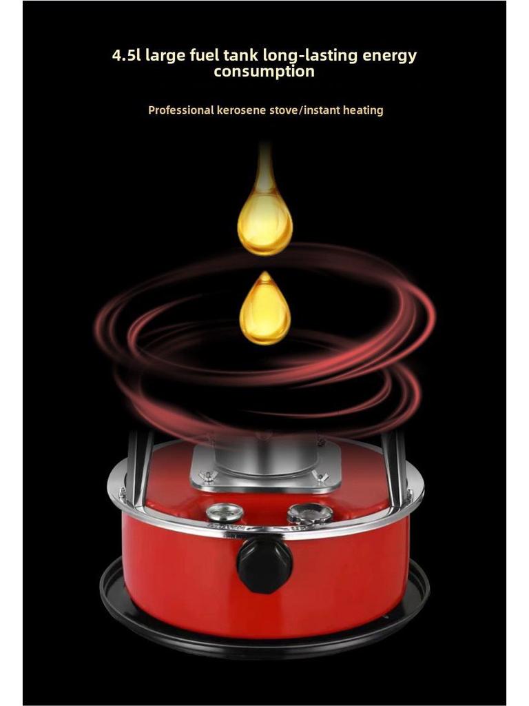 Portable Kerosene Heater Stove for Outdoor Activities Like Ice Fishing, Camping, and Household Heating.