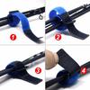 Fishing Rod Tie Holder Strap Suspender Fastener Hook Loop Ties Belt Fishing Rod Strapping Wrap Band Outdoor Fish Tool