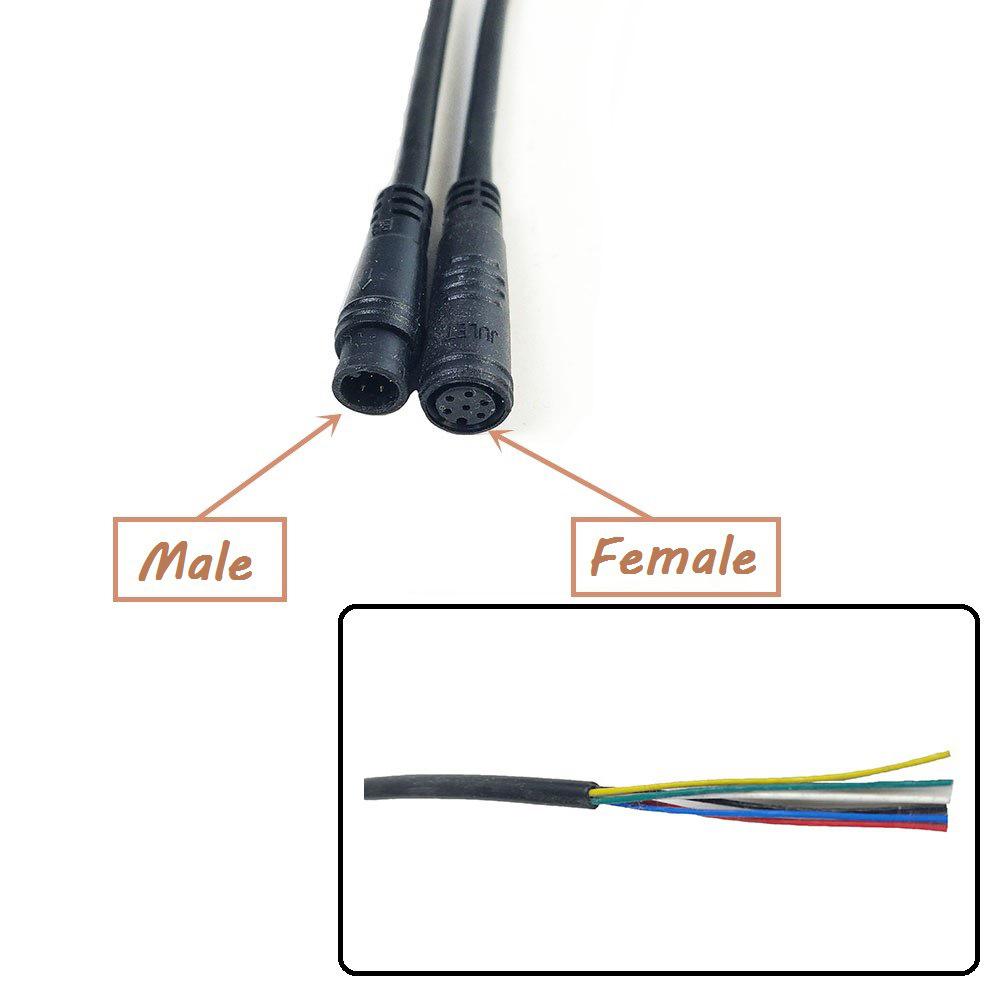 Female Male Cables Julet Basic Cable Ebike Bafang Display Ebike Display Cable Ebike Connector Cable