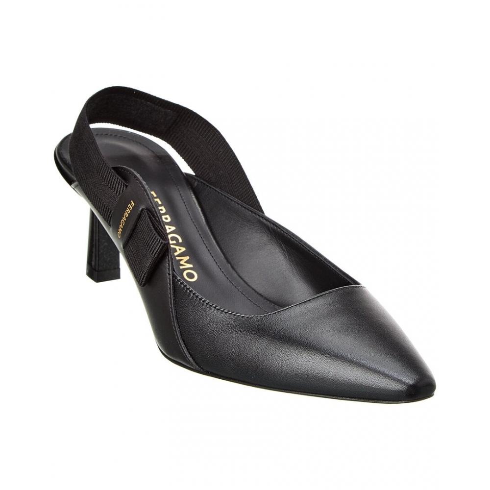 

Salvatore Ferragamo Ferragamo Vara Кожаные туфли с пяткой на пятке черный