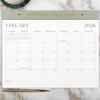 Aesthetic 2026-2027 Desk Calendar - Runs From January 2026 Until July 2027 - Minimalistic Office Desktop/Wall Calendar 14.5"x11.5" for Easy