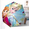 Parapluie Anna, Elsa à Ouverture et Fermeture Automatiques - Design Pliant à 8 baleines, Léger et Portable, Convient pour un Usage Quotidien Professionnel, Poche