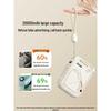 HANDUNYOU 10000mAh 3-in-1 Magnetic Power Bank with Built-in Cables