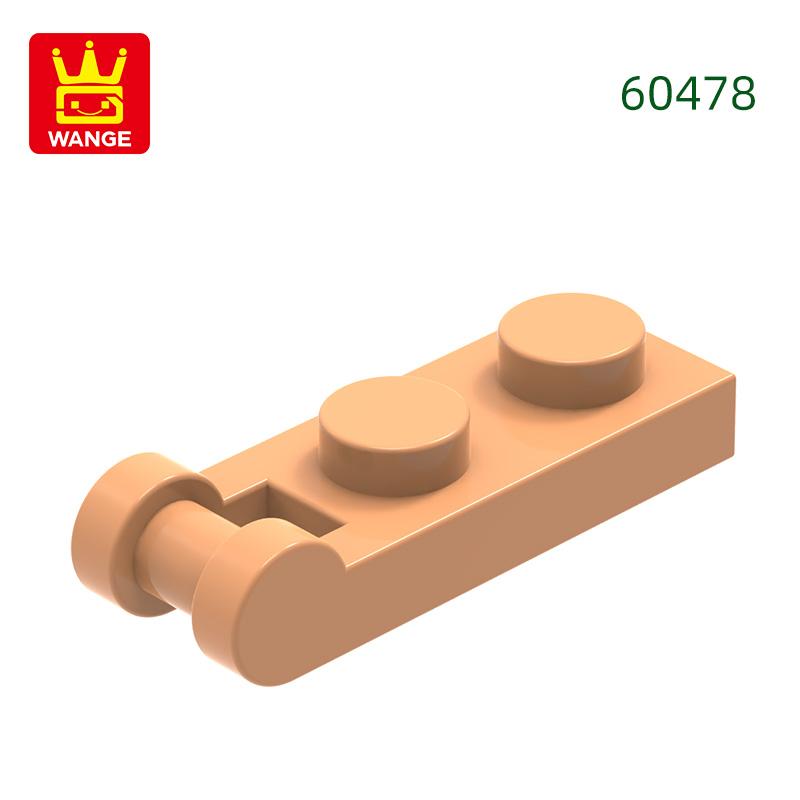 Non-Toxic 208Pcs/Lot 60478 1 X 2 With Bar Handle On End Block Moc Color Accessories Compatible With Curved Brick Diy Toys For Kid