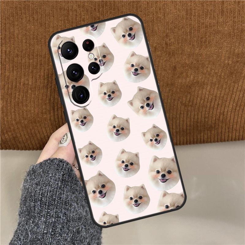 Pomeranian Dog Phone Case For Samsung Galaxy S23 S24 S25 Ultra S9 S10 S22 Plus S20 FE S21 FE Back Cover