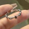 Xiaomi 925 Sterling Silver Rings for Women Couple Minimalist Handmade Simple Sparckling Zircon Ring Fine Jewelry Gift Prevent Allergy