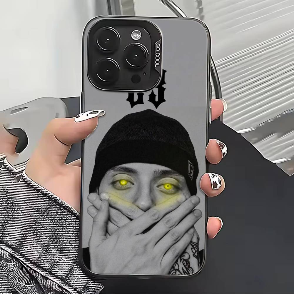 Rapper Central C-Cee Phone Case For iPhone 17,16,15,14,13,12,11 Plus,Pro Max,XS,Colored Silver Plated Inside Cover