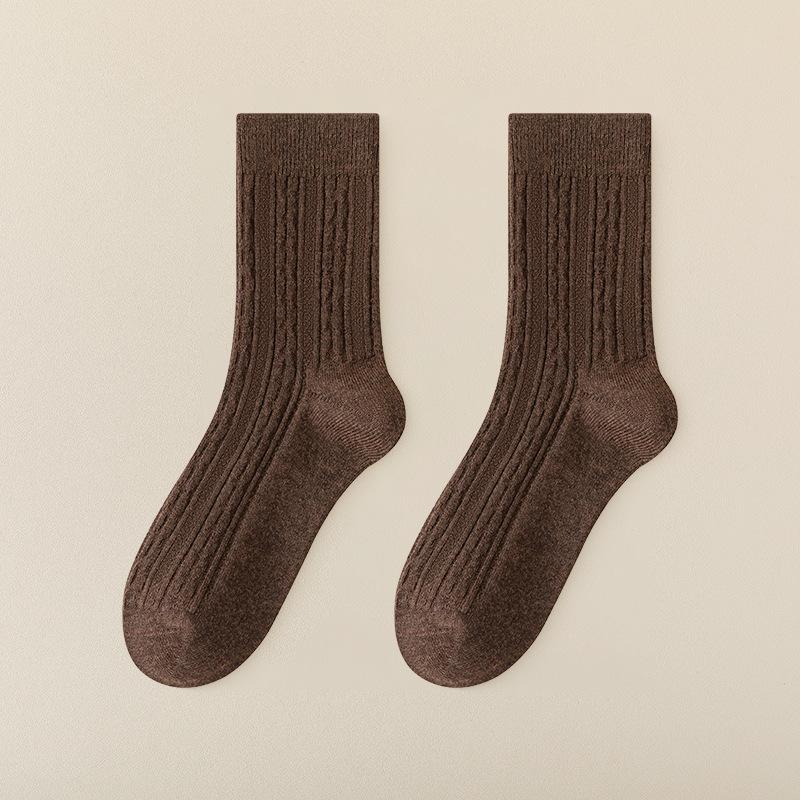 Ladies Autumn and Winter New Cotton Thickened Type Warm Tube Wool Socks