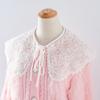 Girls Shoulder Wraps Shawl for Women's Shirt Fake Collar Front Tie White Lapel Blouse Detachable Collar Vintage Ladies Collar