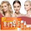 Vitamin C Skin Care Travel Set, Low Allergy Formula, Containing Vitamin C and Glycerin, Deeply Nourishes the Skin.