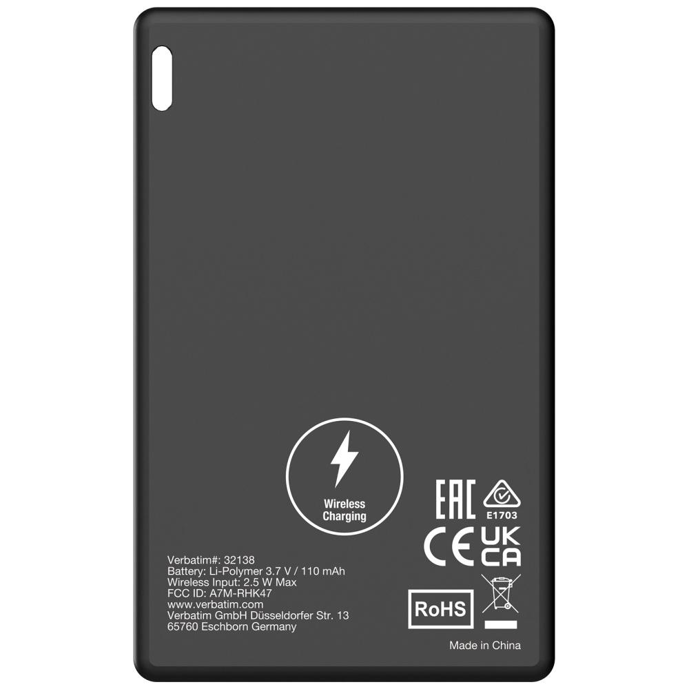 Verbatim My Finder Card Bluetooth Czarny Srebrny/Black Silver - Urządzenie Do Śledzenia 2Szt Myfcr-02Bs 32140