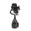 Adjustable Gooseneck Car Cup Holder Phone Mount for iPhone Samsung Galaxy Google and More Devices 360° Rotation
