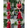 Women's Printed Cotton Top with Skirt Set Indian Bollywood Casual Wear Kurti Set